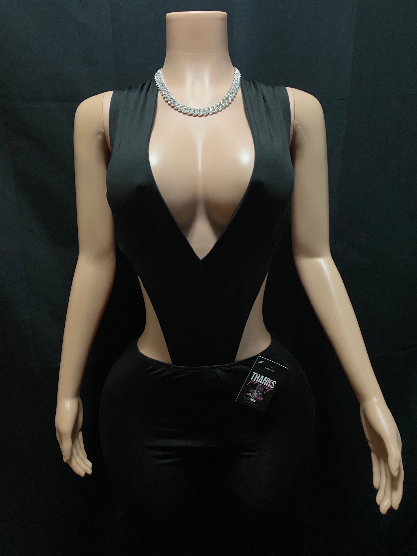 Miss cleavage two piece
