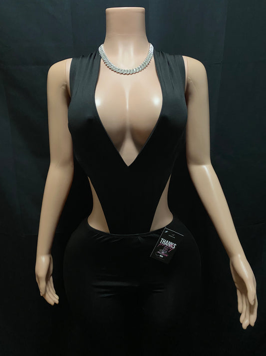 Miss cleavage two piece