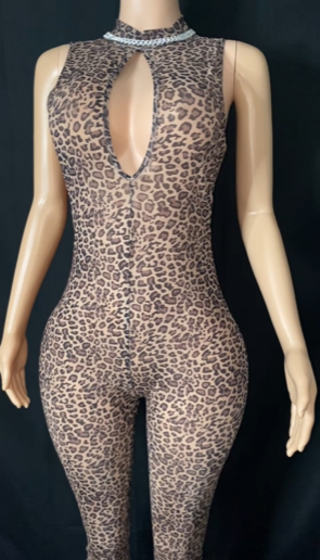 LEOPARD JUMPSUIT
