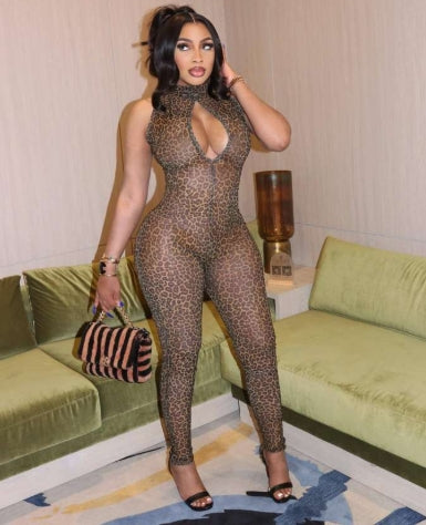 LEOPARD JUMPSUIT